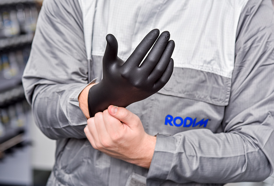 RODIM Guanti premium da verniciatura (neri)