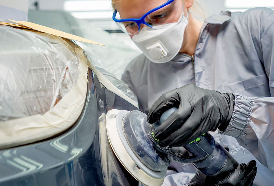 Vortex-61 standard sanding disc application 2