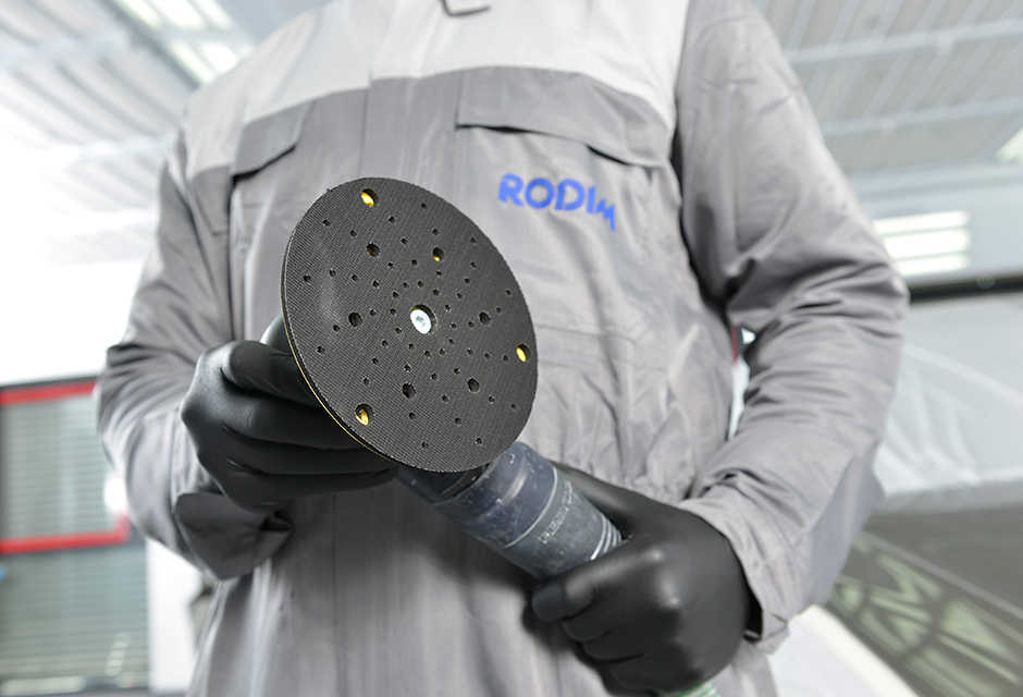 RODIM Backing pad with 61 holes application