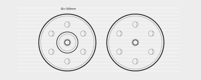 RODIM Backing pad with 61 holes 