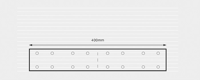 Sanding strip illustration