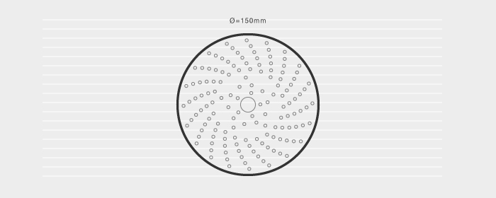 Premium Multi-Hole Sanding Disc 150mm