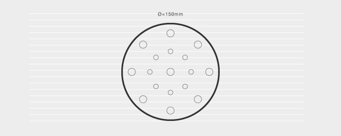 Sanding Disc 17-Hole 150mm