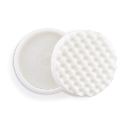 White Waffle Cutting pad 200mm